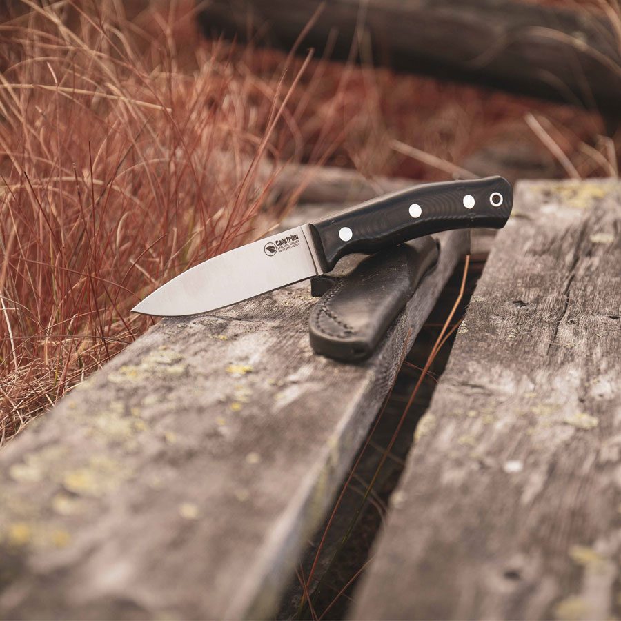 Casström No.10 Swedish Forest Knife, Svart micarta, Rostfritt - 4