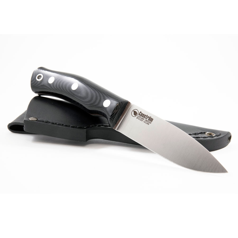 Casström No.10 Swedish Forest Knife, Svart micarta, Rostfritt - 3
