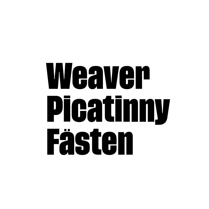 Weaver/Picatinny