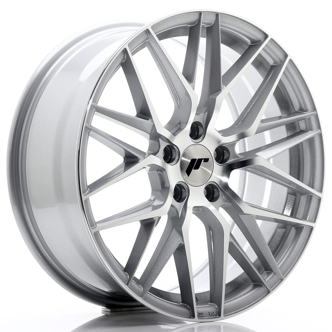 18" JR Wheels JR28 - Silver Machined Face
