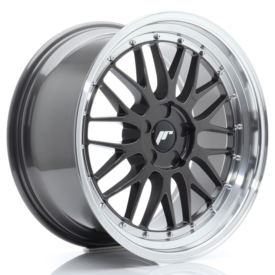 20" JR Wheels JR23 - Hyper Grey Machined Lip