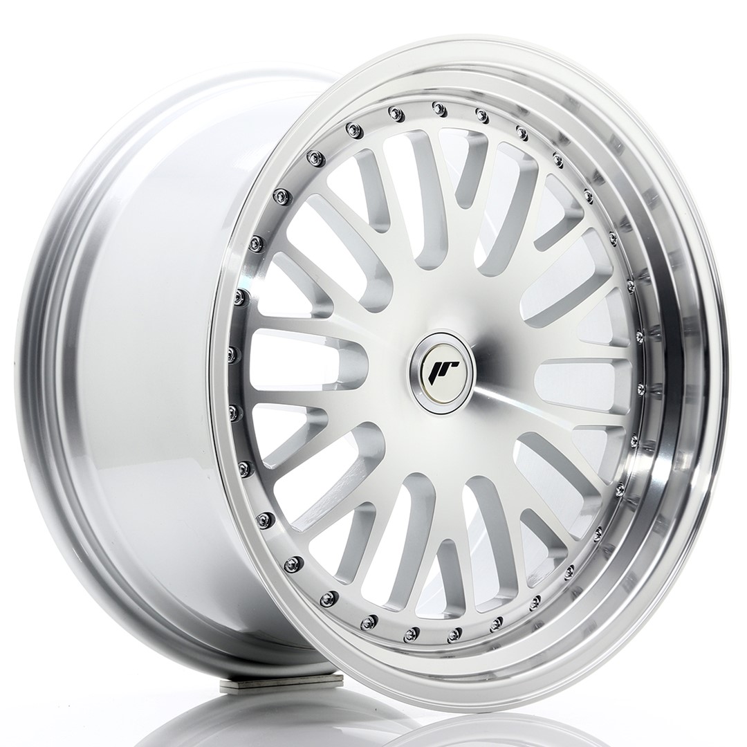 19" JR Wheels JR10 - Silver Machined Face - 2