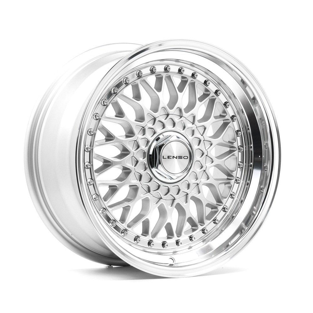 19" LENSO WHEELS BSX - GLOSSY SILVER POLISHED