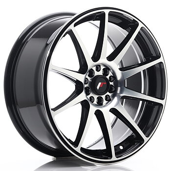 18" JR Wheels JR11 - Black Machined