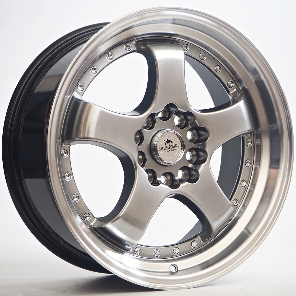18" FORZZA FLAMBER - HYPER BLACK POLISHED LIP