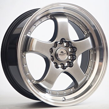 18" FORZZA FLAMBER - HYPER BLACK POLISHED LIP
