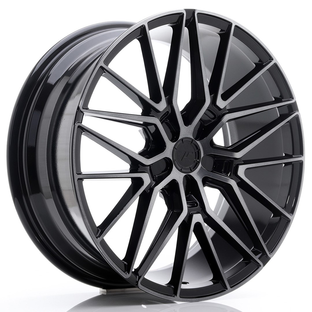 20" JR Wheels JR38 - Black Brushed Tinted Face