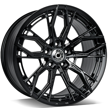 19" WRATH WHEELS WF15 - GLOSSY BLACK