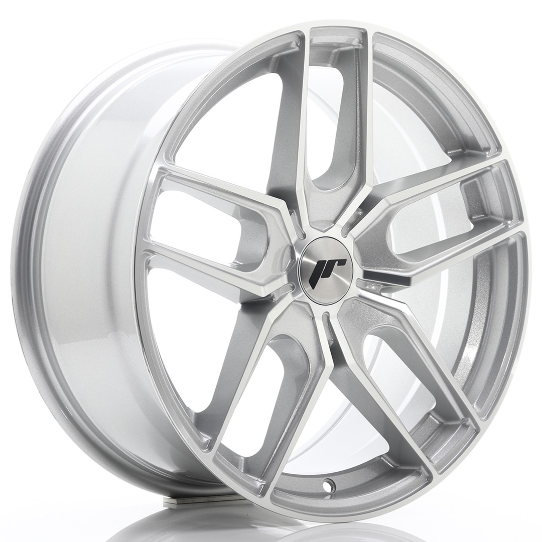 18" JR Wheels JR25 - Silver Machined Face