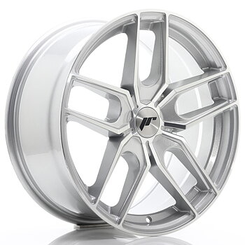 18" JR Wheels JR25 - Silver Machined Face