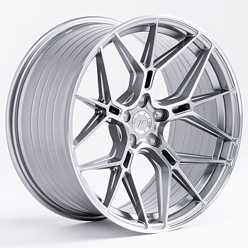 20" JR Wheels JR51 - Titanium Machined Face