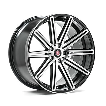 20" AXE WHEELS EX15 - GLOSSY BLACK POLISHED