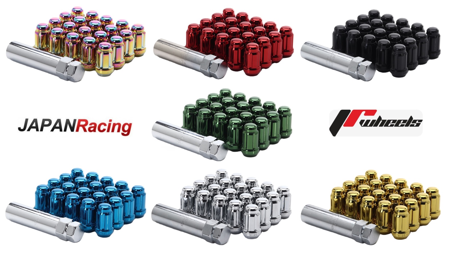 JAPAN RACING JN2 MUTTER SET | M12x1.50