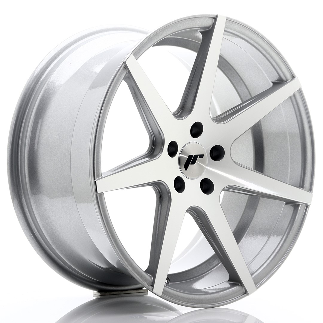 19" JR Wheels JR20 - Silver Machined - 2