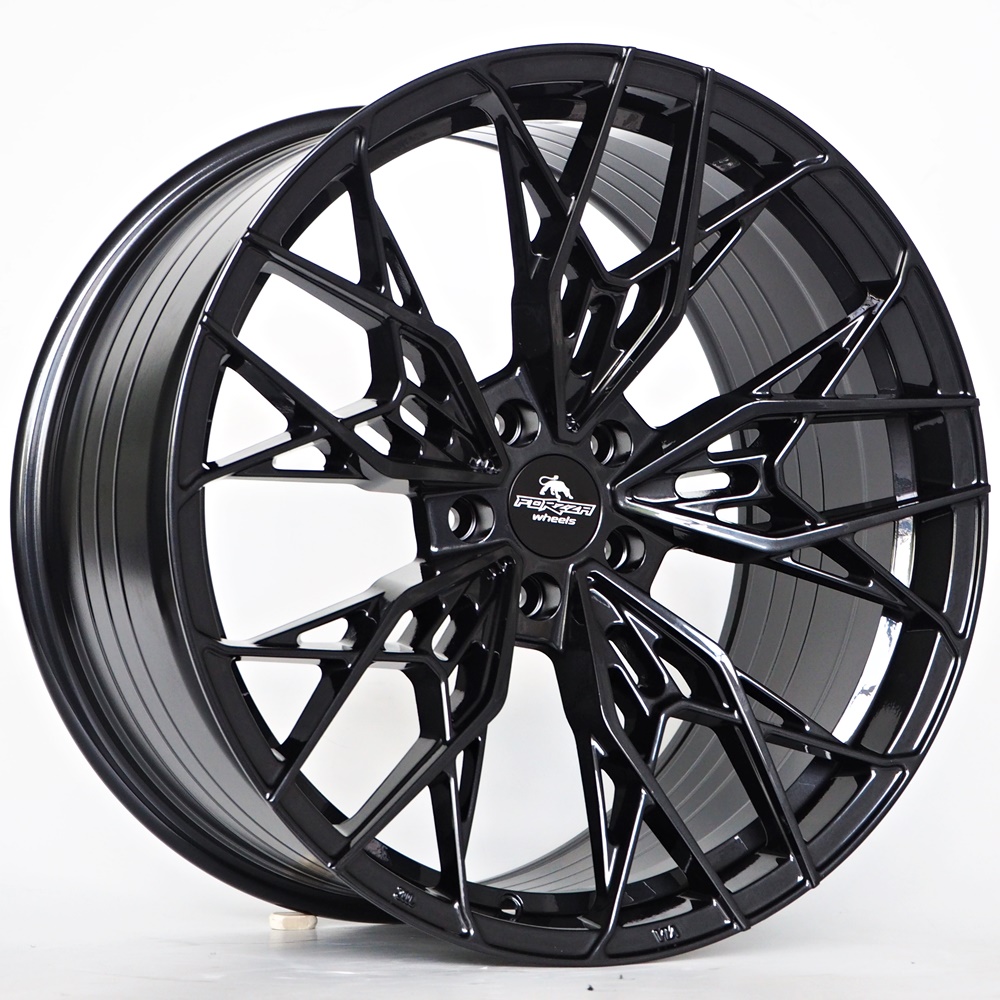 20" FORZZA SPECTRUM - BLACK BRUSHED BLACK CLEAR COAT - 2