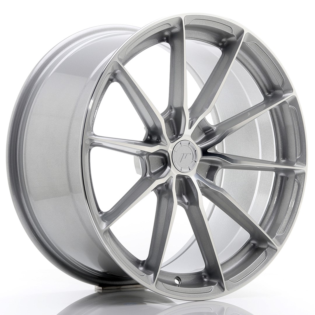 19" JR Wheels JR37 - Silver Machined Face - 2
