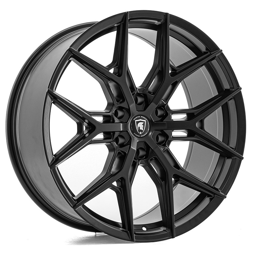 22" SPARTAN WHEELS SW2 - SATIN BLACK