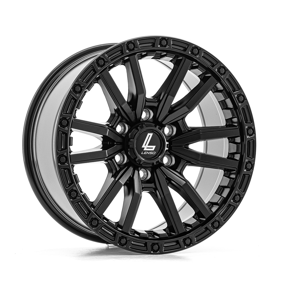 20" LENSO WHEELS VALOR - MATT BLACK