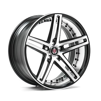 22" AXE WHEELS EX20 - GLOSSY BLACK POLISHED