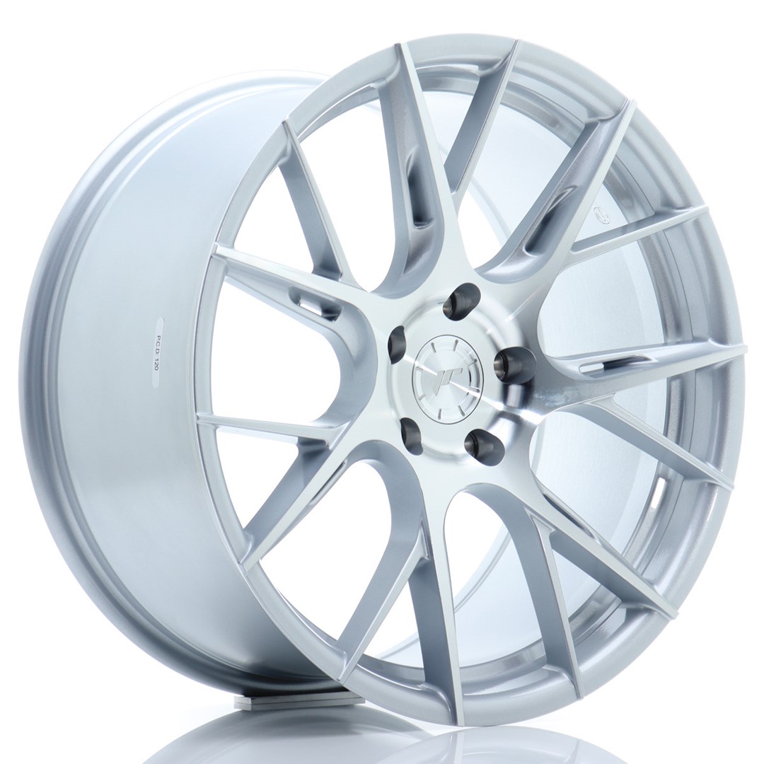 19" JR Wheels JR42 - Silver Machined Face - 3