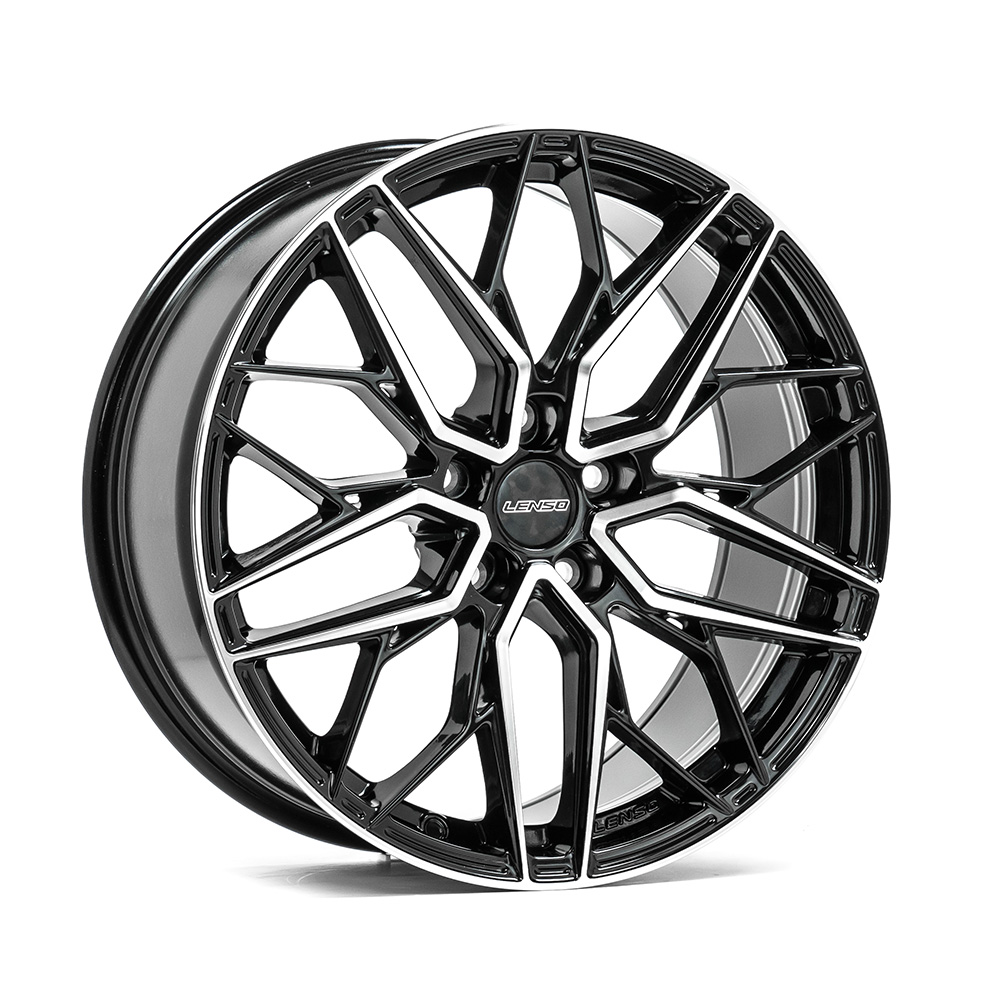 19" LENSO WHEELS VENTUS - GLOSSY BLACK POLISHED
