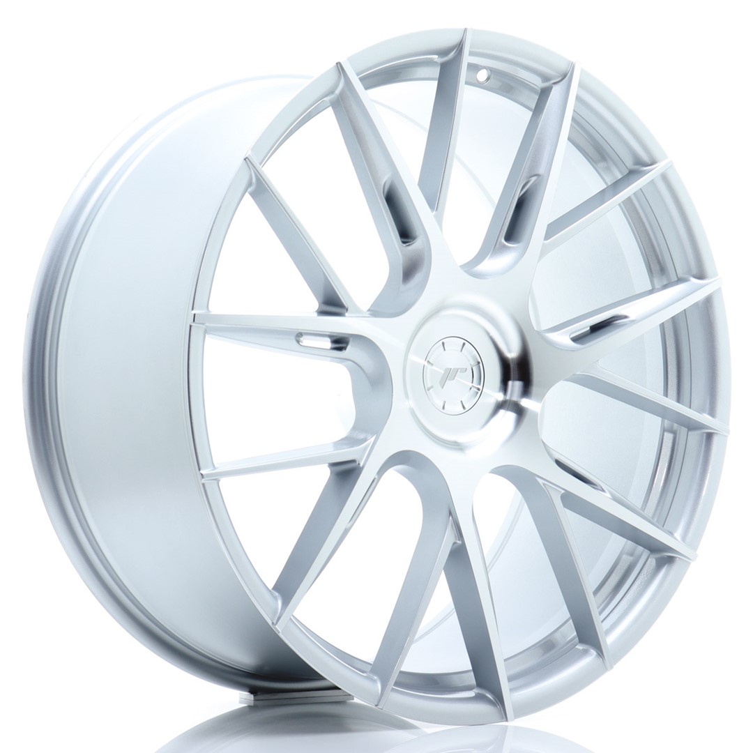 22" JR Wheels JR42 - Silver Machined Face - 2