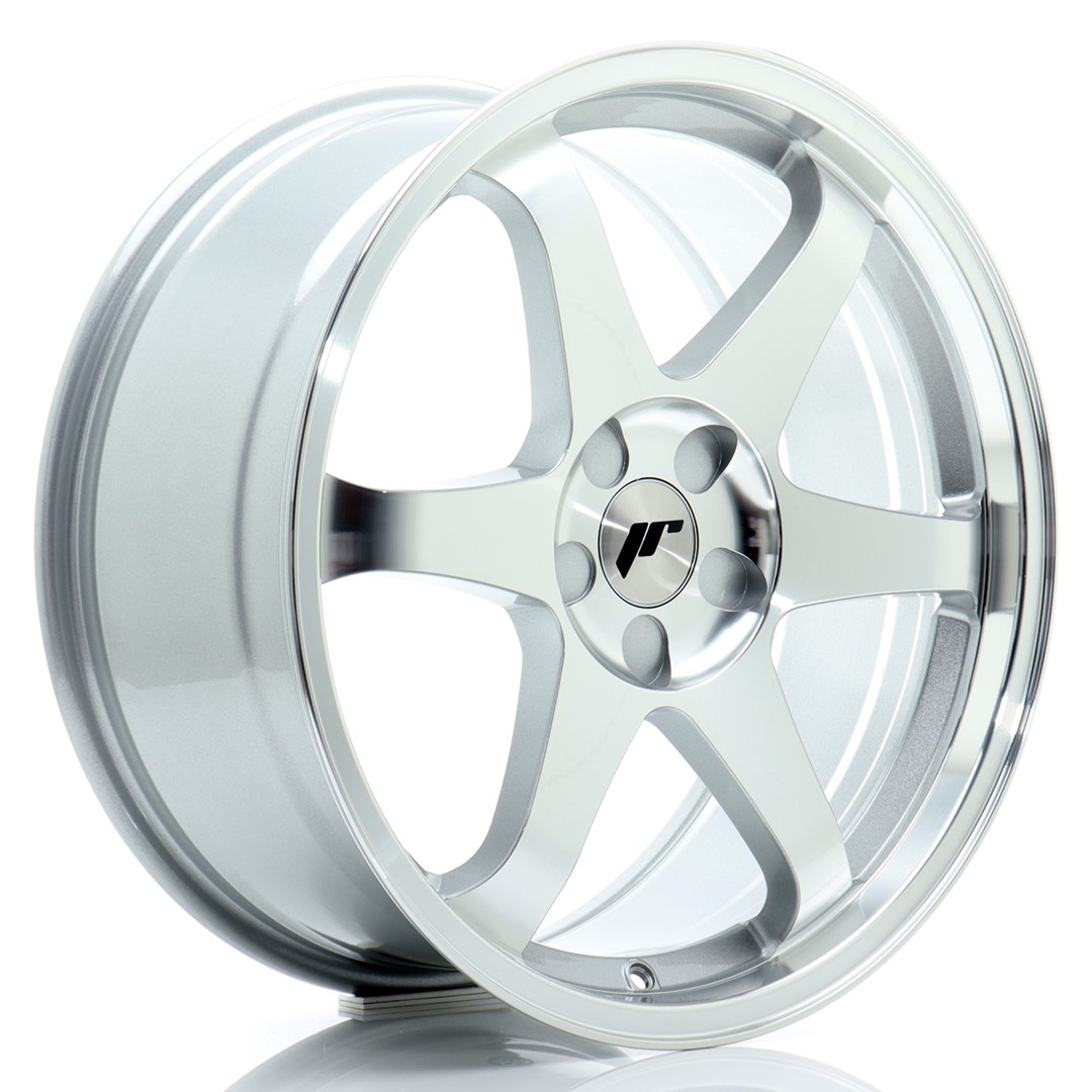 19" JR Wheels JR3 - Silver Machined Face