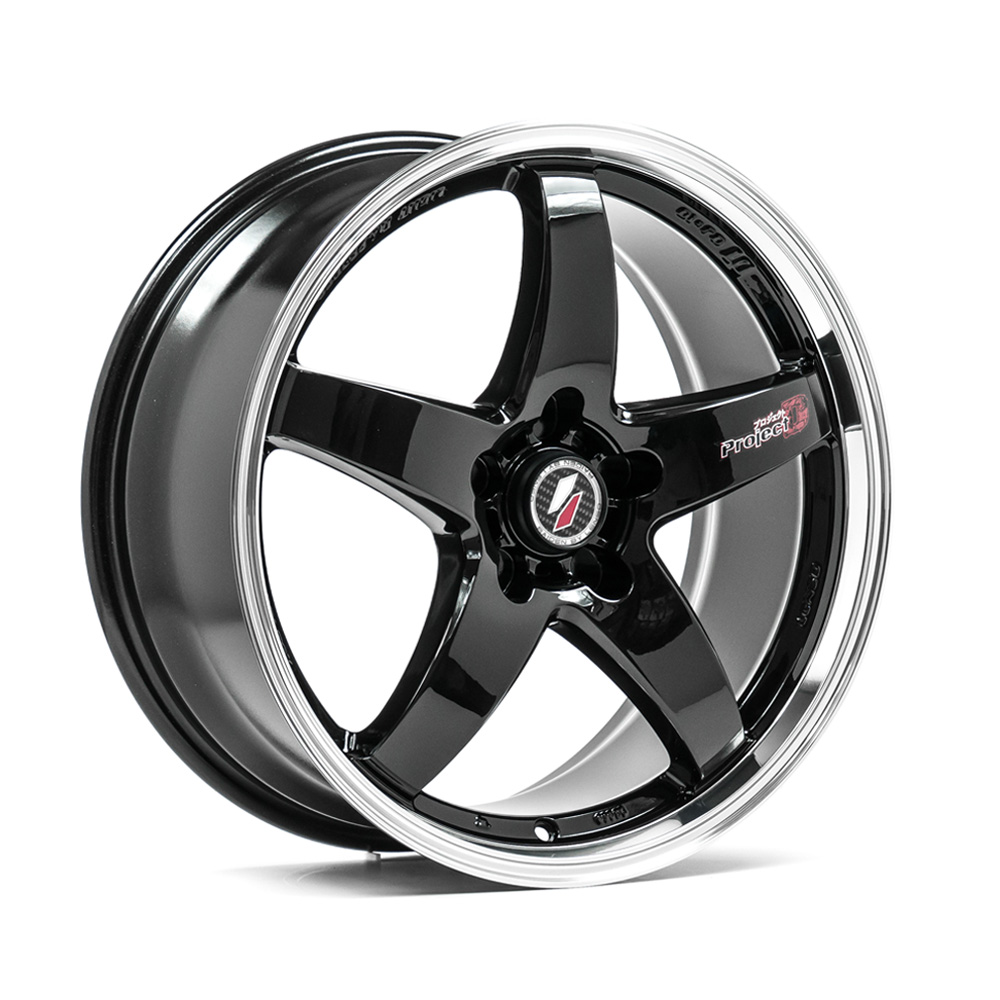 18" LENSO WHEELS D1R - GLOSSY BLACK POLISHED