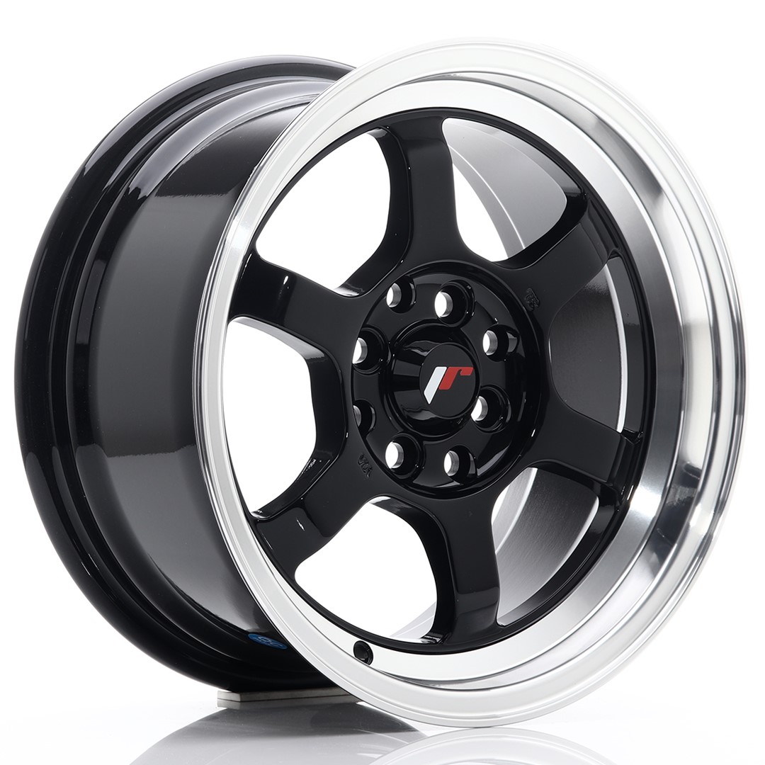 15" JR Wheels JR12 - Glossy Black