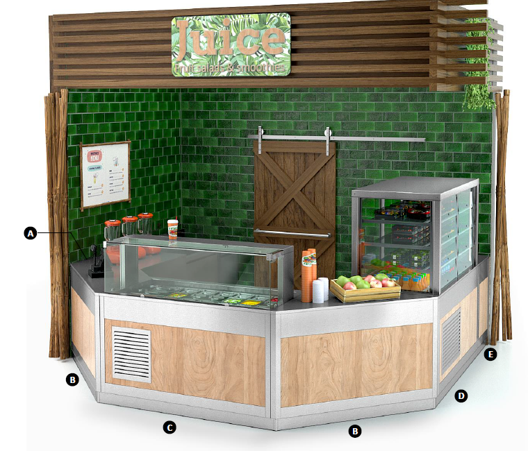 Smoothies & fruit bar modul