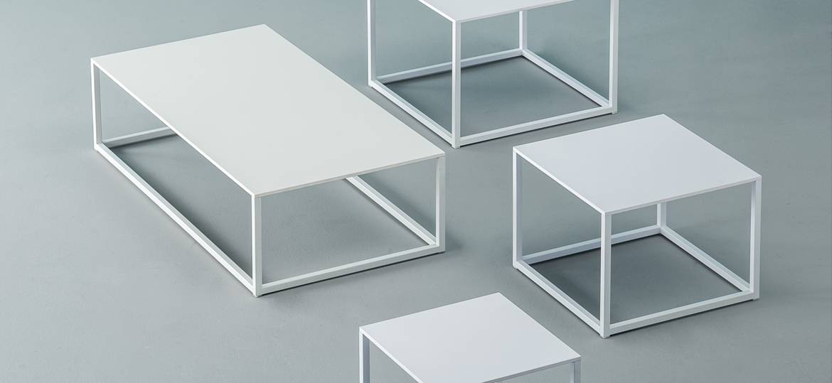 Coffee table CODE Solid laminate top, Inside / outside - Several sizes - 7