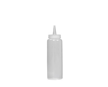 Dressingflaska transp PP plast 236ml