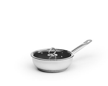 Sauteuse 1,8 liter, belagd inkl. glaslock
