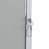 Lock with key for handles