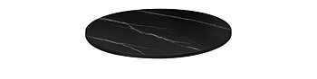 Stone slab ø60 cm, BLACK
