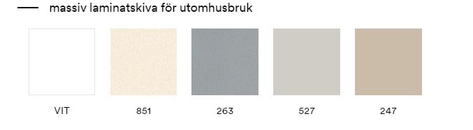 Bordsskiva i Solid laminat , Inne/Ute - 13
