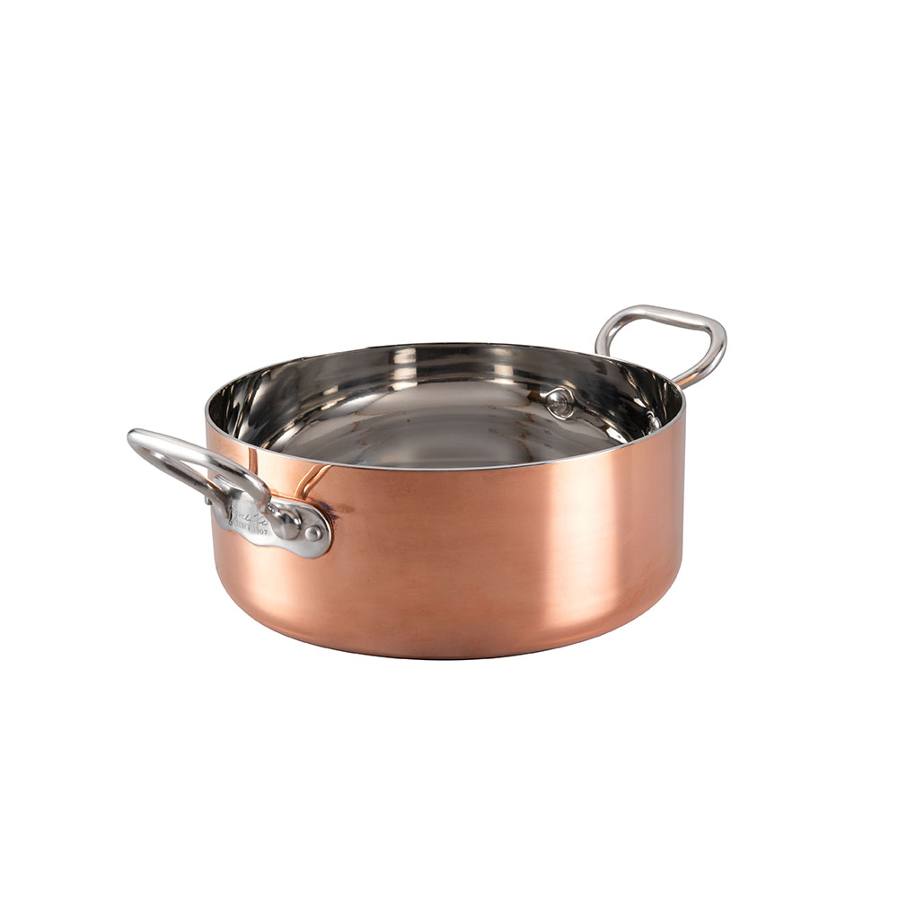 Agnelli Cauldron Low Copper 4.1 L, D24cm
