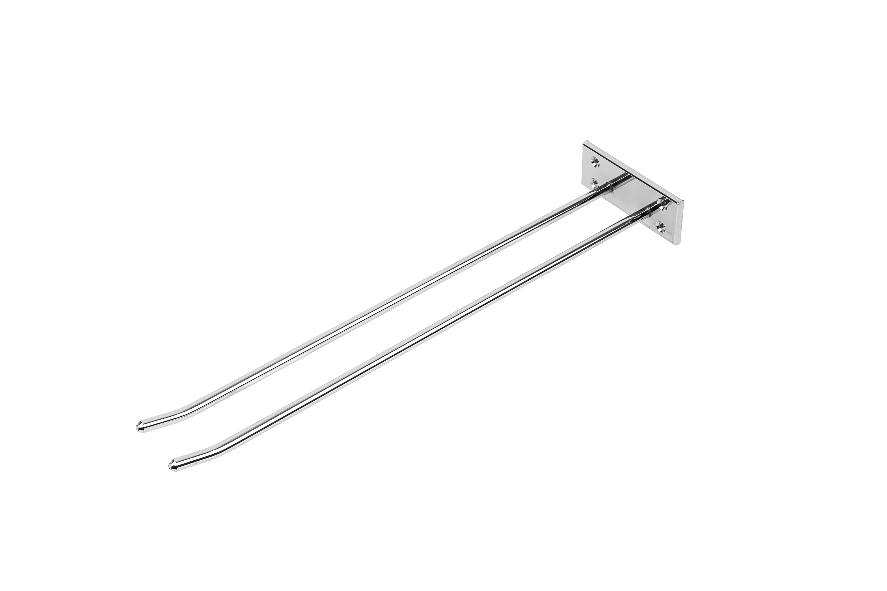 Glashängare  för väggmontage, Silver, 1 sektion - 2