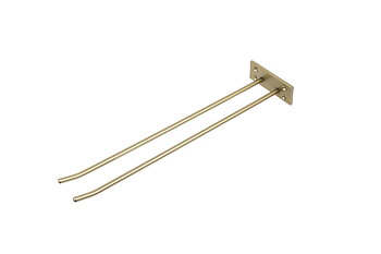 Glass mount for wall mounting, Gold, 1 sektion