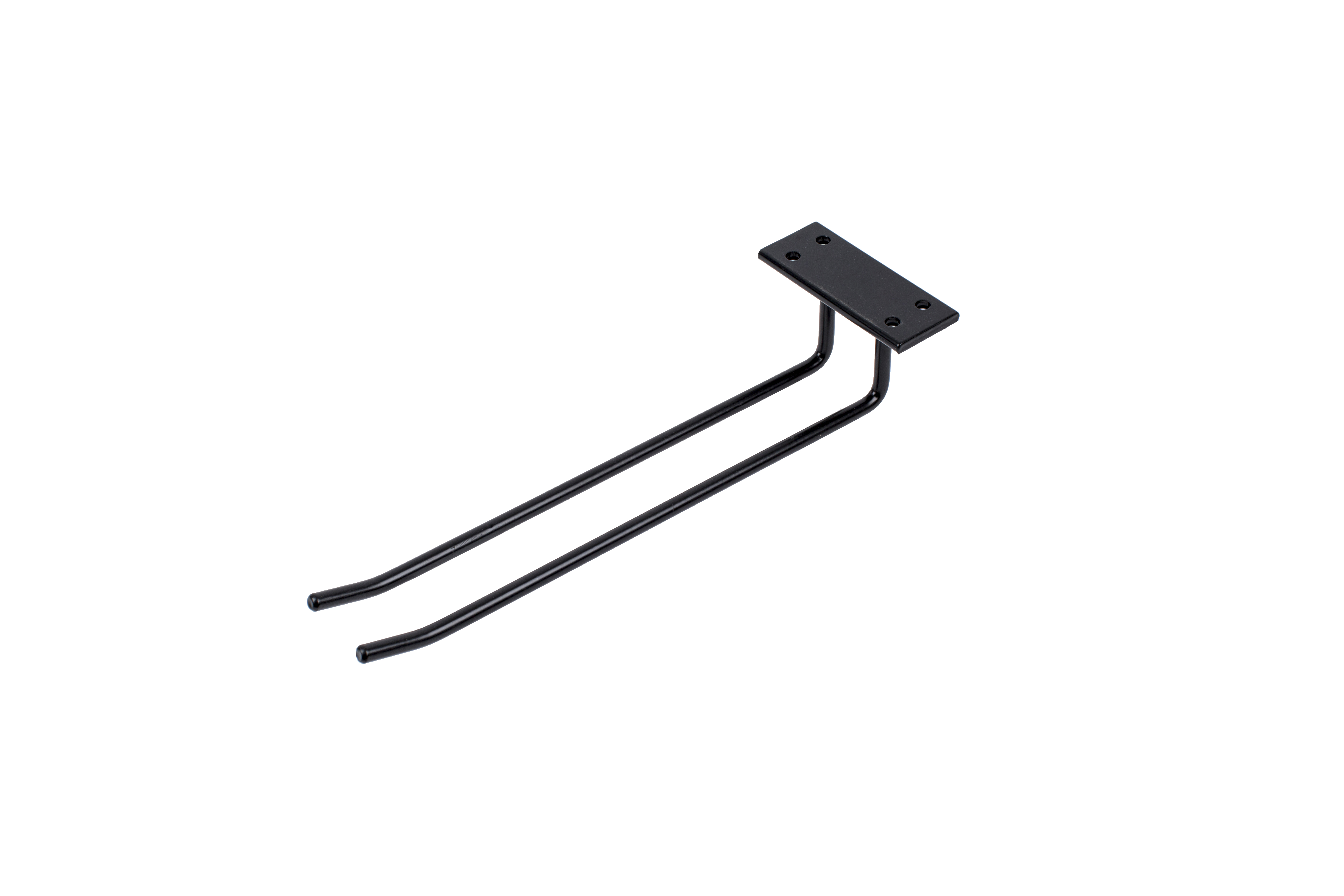 Glass mount for roof mounting, Black, 1 sektion