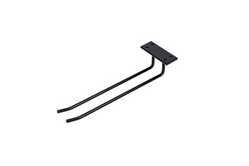 Glass mount for roof mounting, Black, 1 sektion