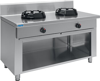 Wok, 2 gasbrännare