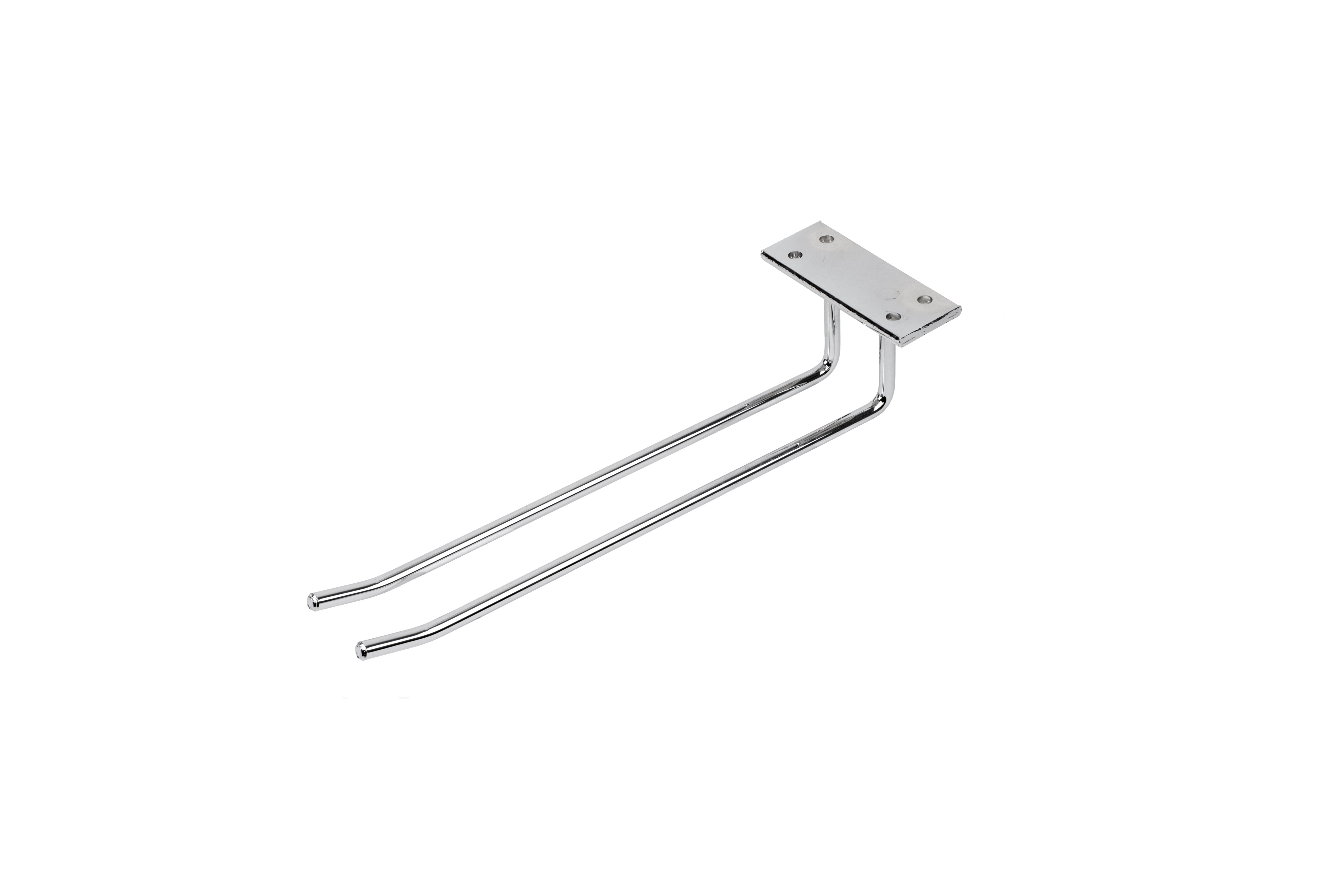 Glass mount for roof mounting, Silver, 1 sektion