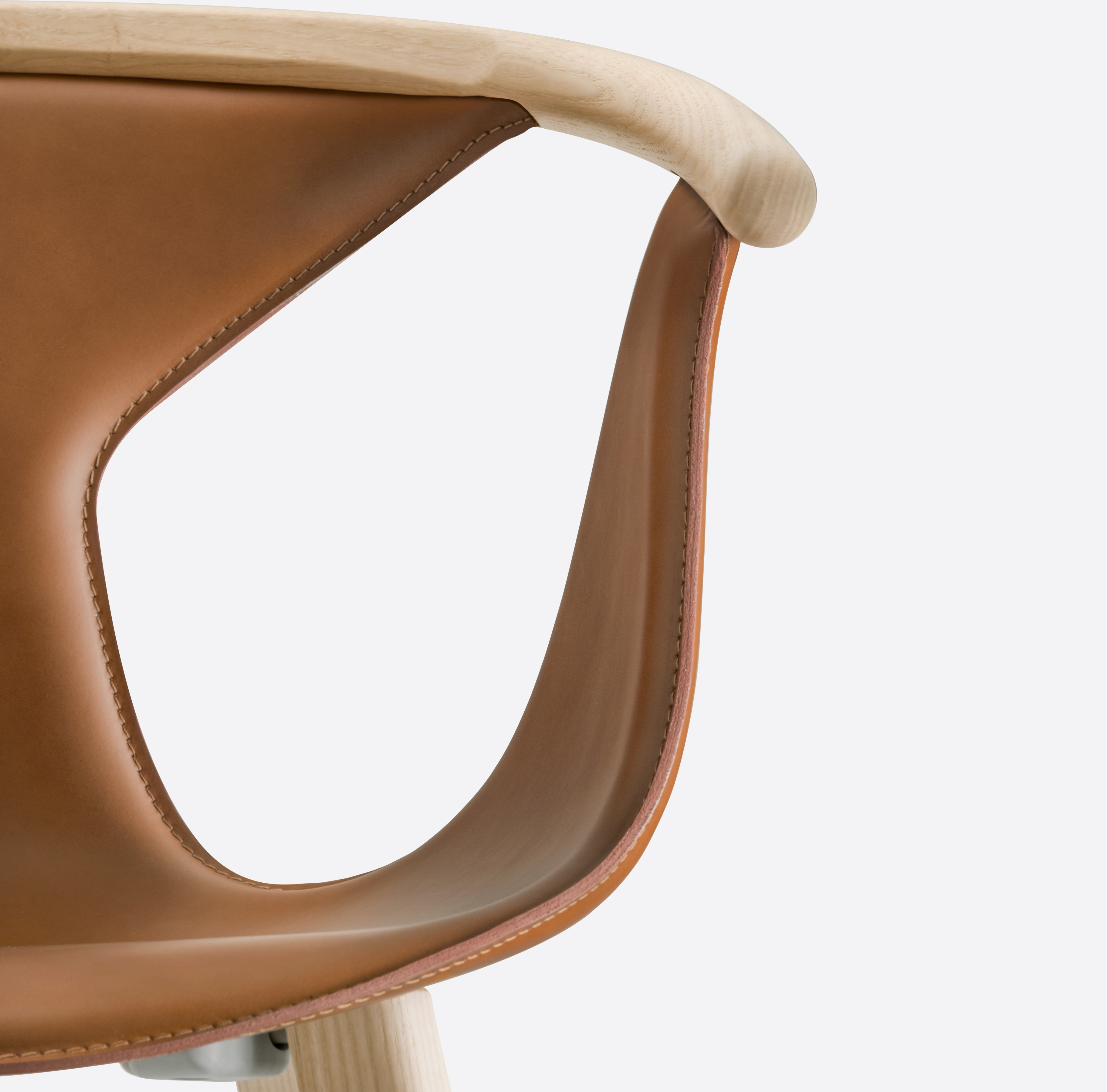 Fåtölj Fox 3728 - Sittskal i äkta läder - 6