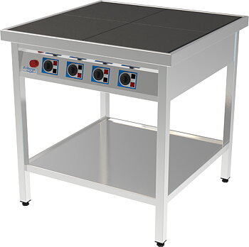 Bench stove 4 plates 30x30cm - FS4090