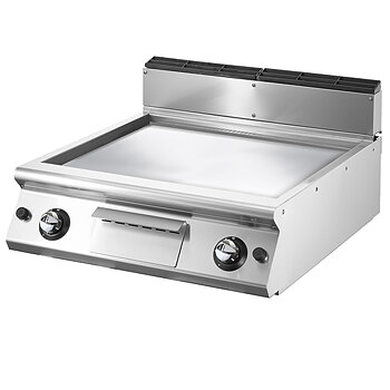 Gas cooktop, top version, smooth plate