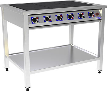 Bench stove 6 plates 30x30cm - FS6090