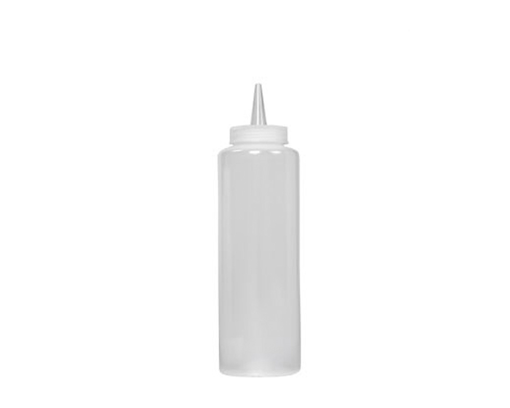 Dressingflaska transp PP plast  355ml