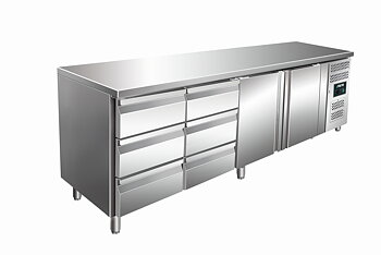 Kylbänk 2 dörrar & 6 lådor