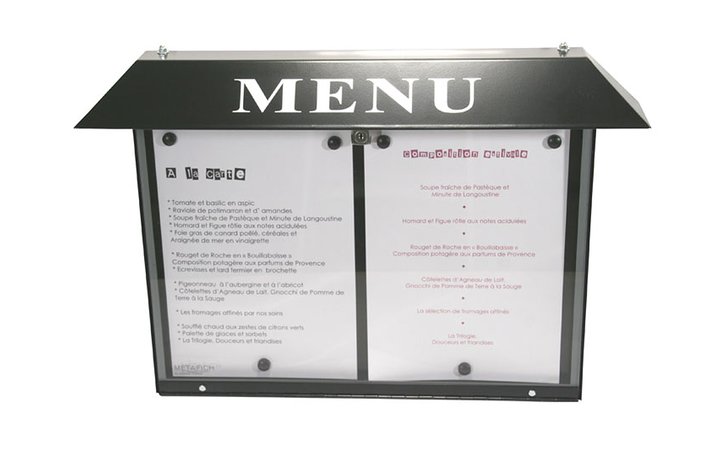 Menu cabinet Normandy - 2x A4 - 2